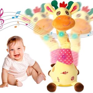 Dancing Talking Giraffe Toy, Stuffed Animal Baby Toy Repeating What You Say