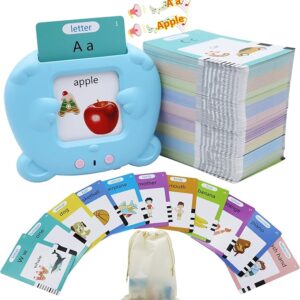 MAYAPHILOS 510 Words Alphabet Talking Flash Cards for 3-8 Years
