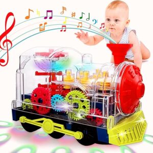 Music Train Toy with LED Light up - Sensory Toys for Kids